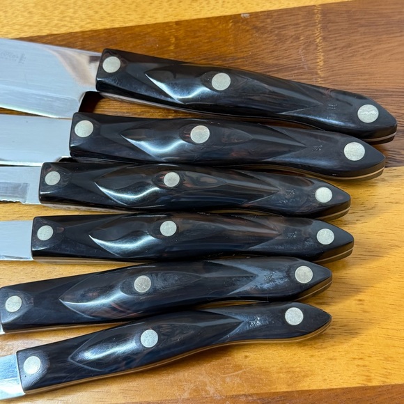 Cutco Knife set from 1989-90, 1721 1722 1723 1724 1725 & 1729 plus Island Block - Picture 12 of 17